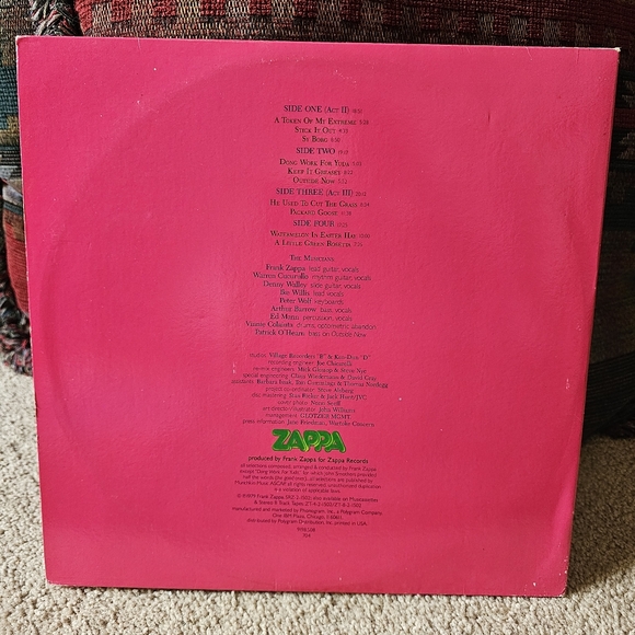 Frank Zappa Joe's Garage Acts II & III double LP vinyl record album - Picture 9 of 9